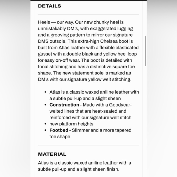 Dr Martens Corran Chelsea Atlas Heeled Boots - Picture 11 of 12